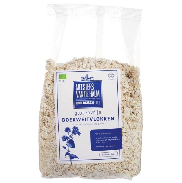 De Halm Boekweitvlokken Gram Kopen De Notenshop