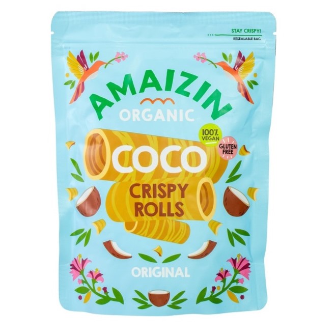 Amaizin Coco crispy rolls original (140 gram)