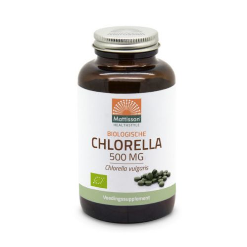 Chlorella bio tabletten (500mg) Mattisson Healthstyle kopen De Notenshop