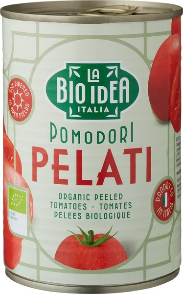 La Bio Idea Gepelde tomaten (400 gram)