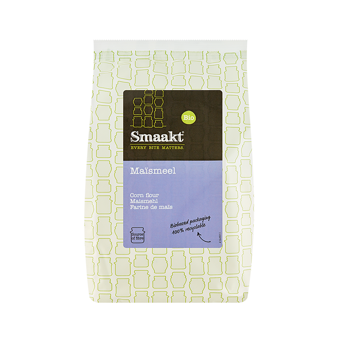 Smaakt Maismeel Bio (400 gram)