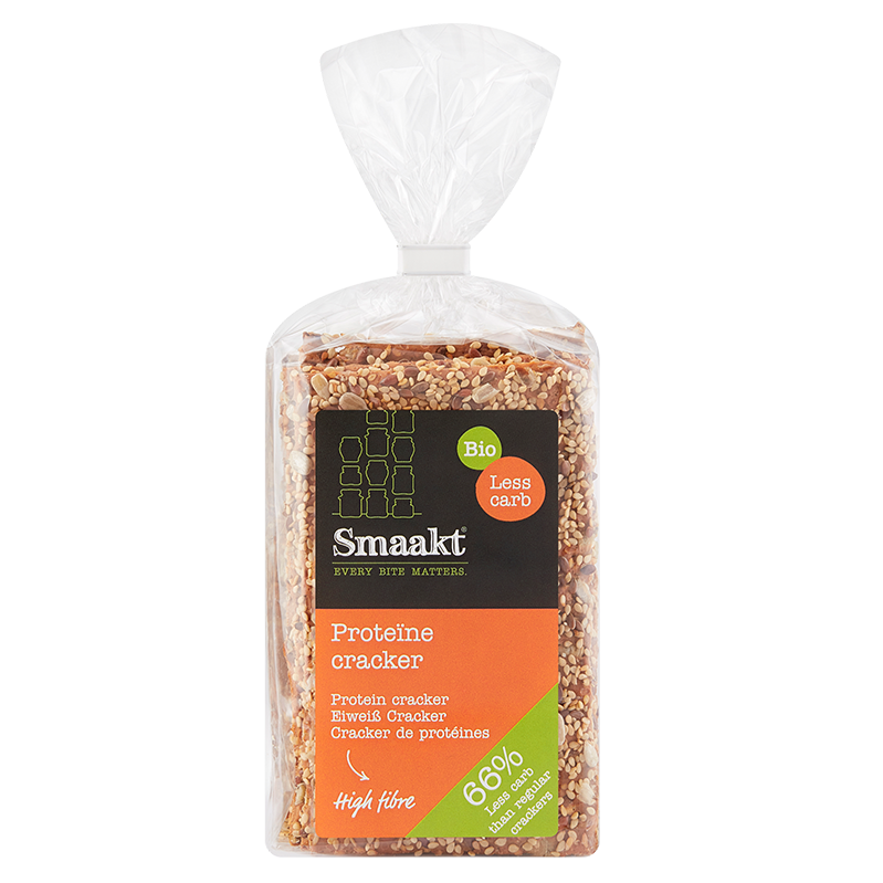 Smaakt Less Carb proteïne cracker (200 gram)