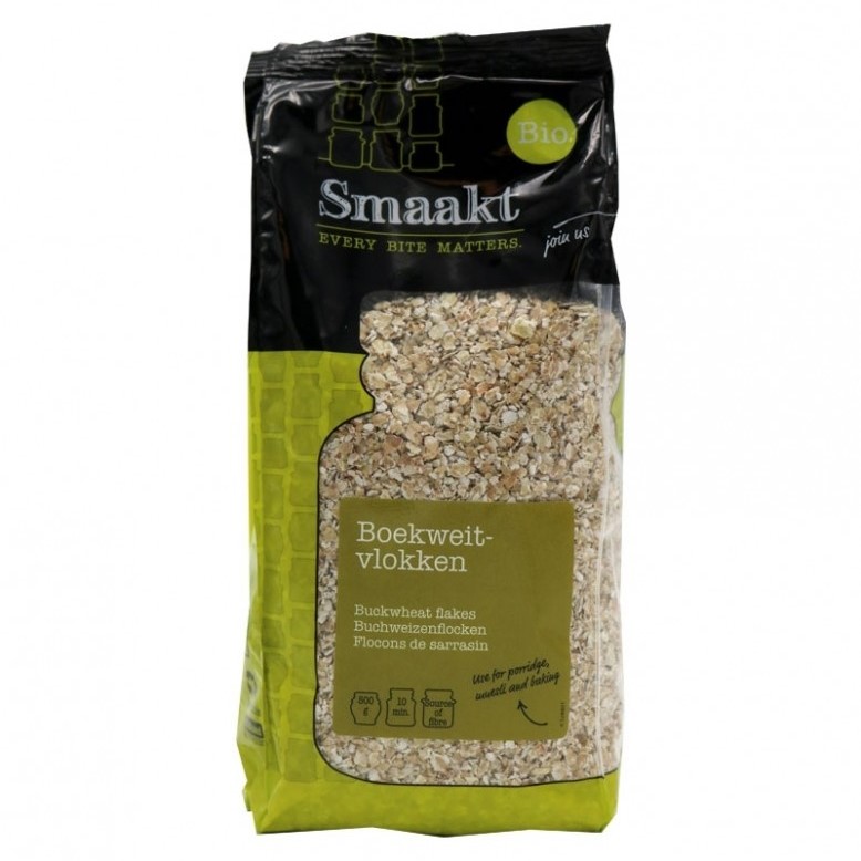 Smaakt Boekweitvlokken 500 gram (bio)