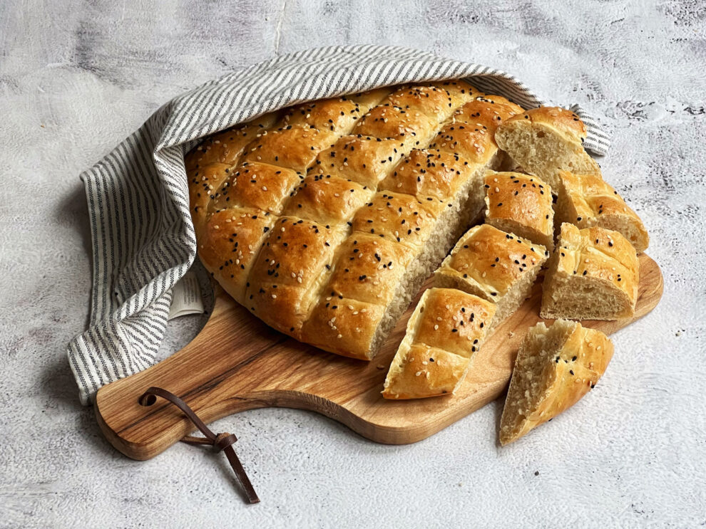 Ronde Haarzelf krokodil Turks brood recept | De Notenshop