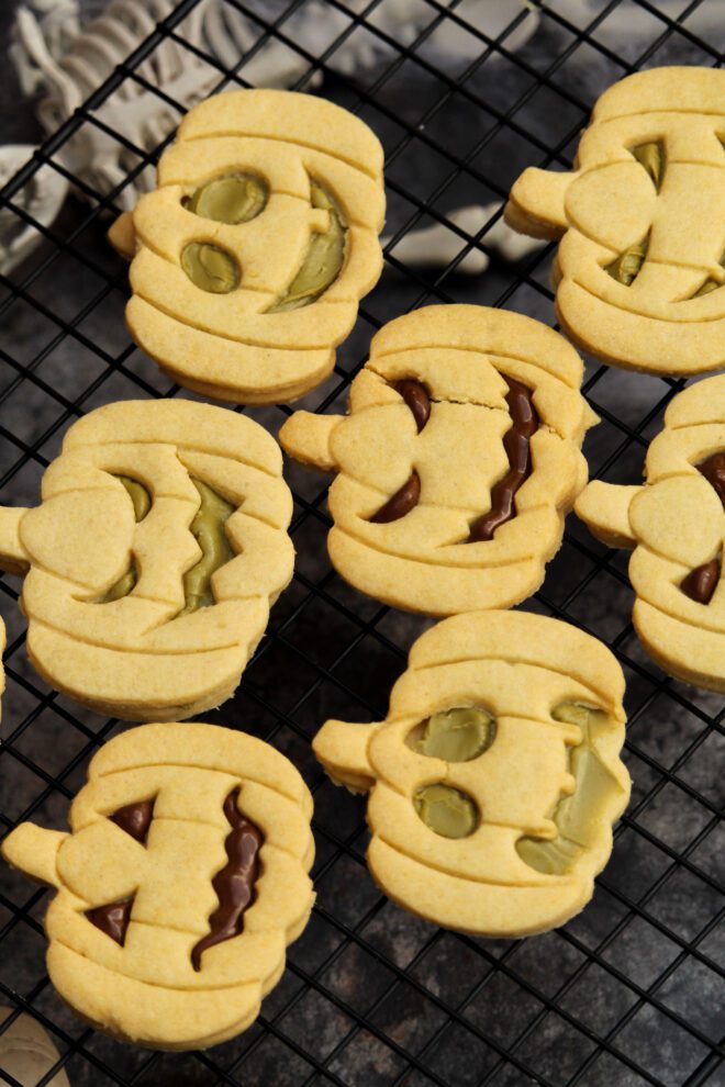 Halloween pompoen koekjes