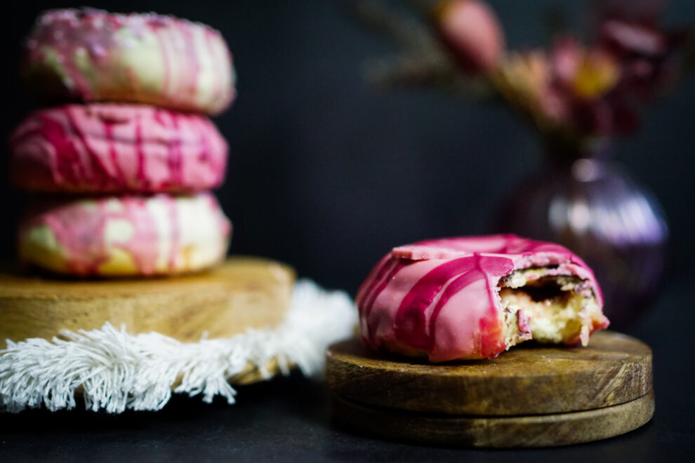 Keto valentijn donuts